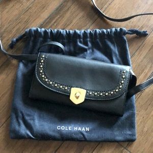 New Cole Haan black purse with bag